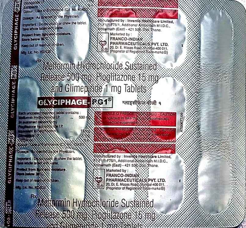 Glyciphage-PG 1 Tablet SR