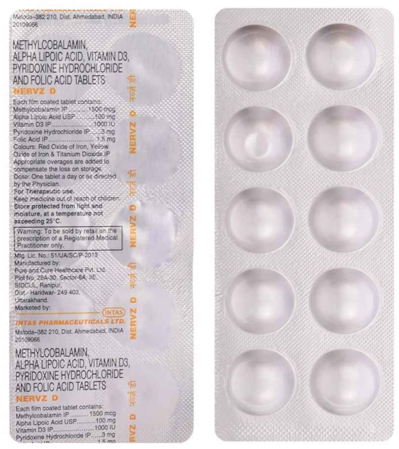 Nervz D Tablet Nervz D Tablet