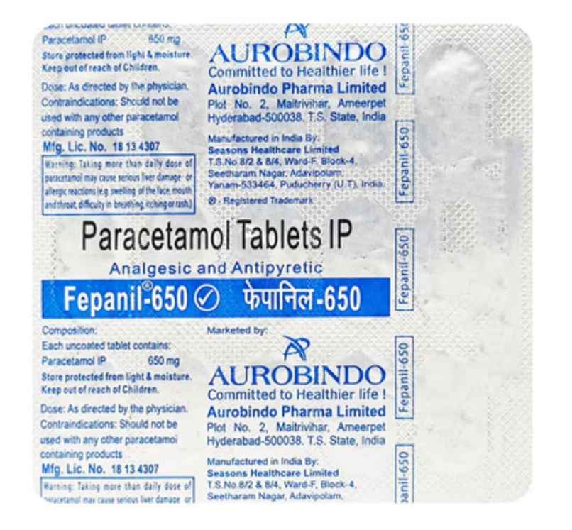 Fepanil-650 Tablet