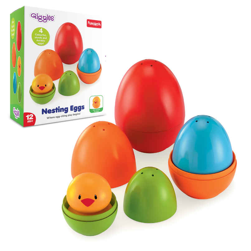 Giggles Funskool Nesting Eggs Stacking Toy