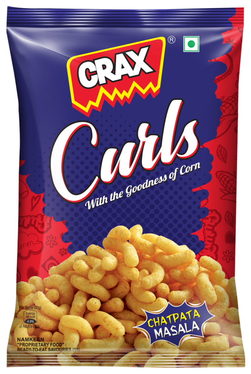 Crax Curls Chatpata Masala Puff Snacks Combo   