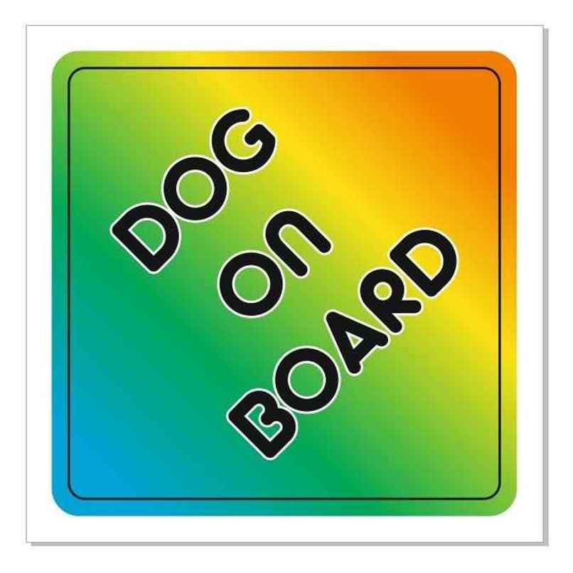 Samsidhi Auto Dog on Board Car Sticker