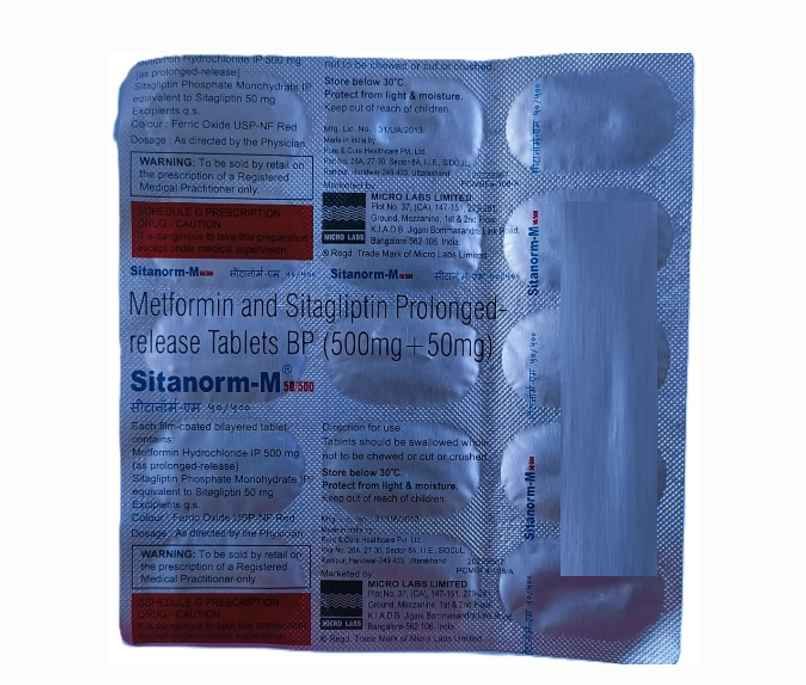 Sitanorm-M 50/500mg Tablet PR