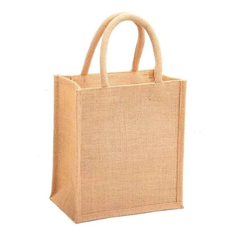 Capsicum Eco Friendly Jute Lunch Bag Large - 16 x 14 x 4 cm