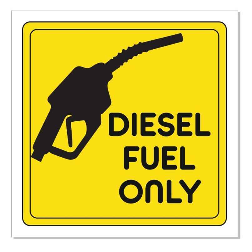 Samsidhi Auto Diesel Fuel Only Car Sticker Samsidhi Auto Diesel Fuel Only Car Sticker