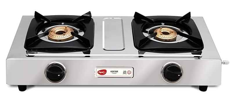 Pigeon by Stovekraft Stainless Steel LPG Gas Stoves | 2 Burner | Aspire Pigeon by Stovekraft Stainless Steel LPG Gas Stoves | 2 Burner | Aspire