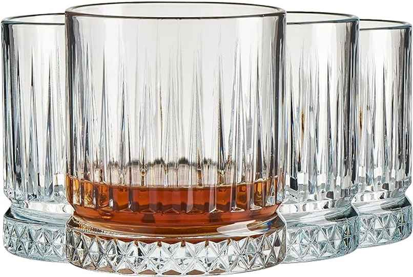 Pasabahce 355 ml Elysia Whisky Glass - Transparent 4 Pcs Pasabahce 355 ml Elysia Whisky Glass - Transparent 4 Pcs