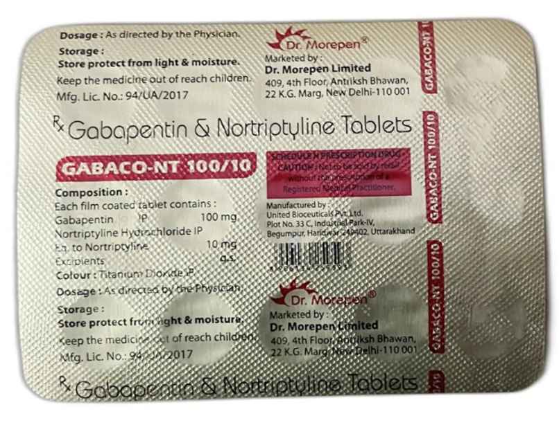 Gabaco-NT 100/10 Tablet
