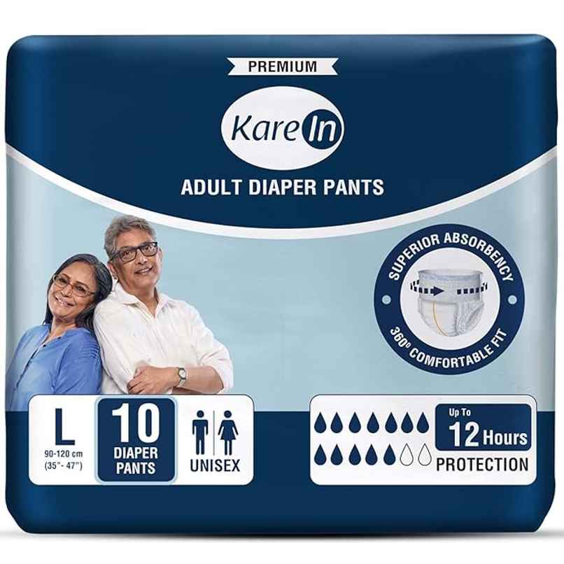 Kare In Premium Adult Diaper Pants | Large - 90 - 120 cm