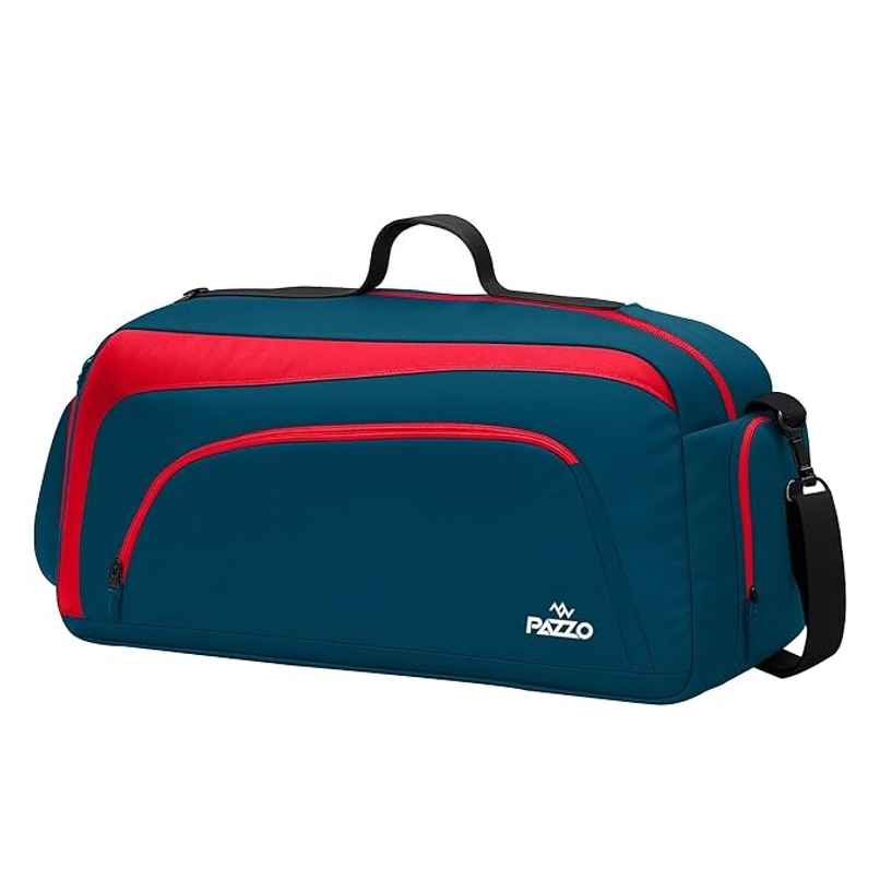 Pazzo Jake 50L Duffel Bag | 3-in-1 Gym | Travel & Backpack | Convertible with Spacious Storage