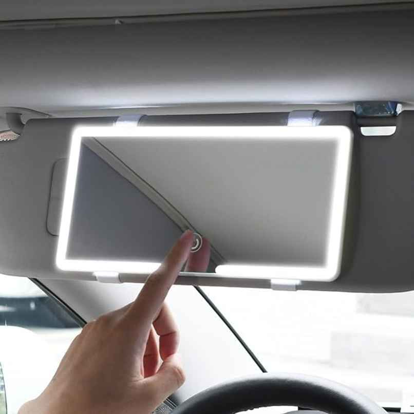 Hashwow LED Car Sun Visor Vanity Mirror