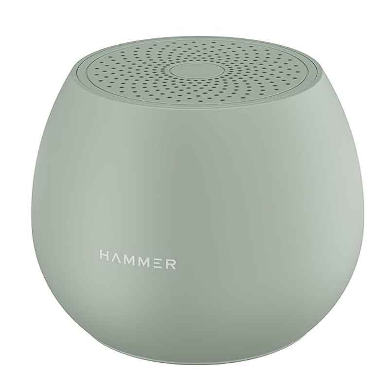 Hammer Drop 5W Bluetooth Indoor Speaker With Twin Pairing| 100H Standby Time| 52Mm Drivers | Green