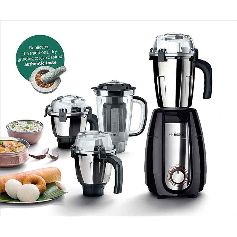 Bosch Pro 1000W Mixer Grinder MGM8842BIN - Black