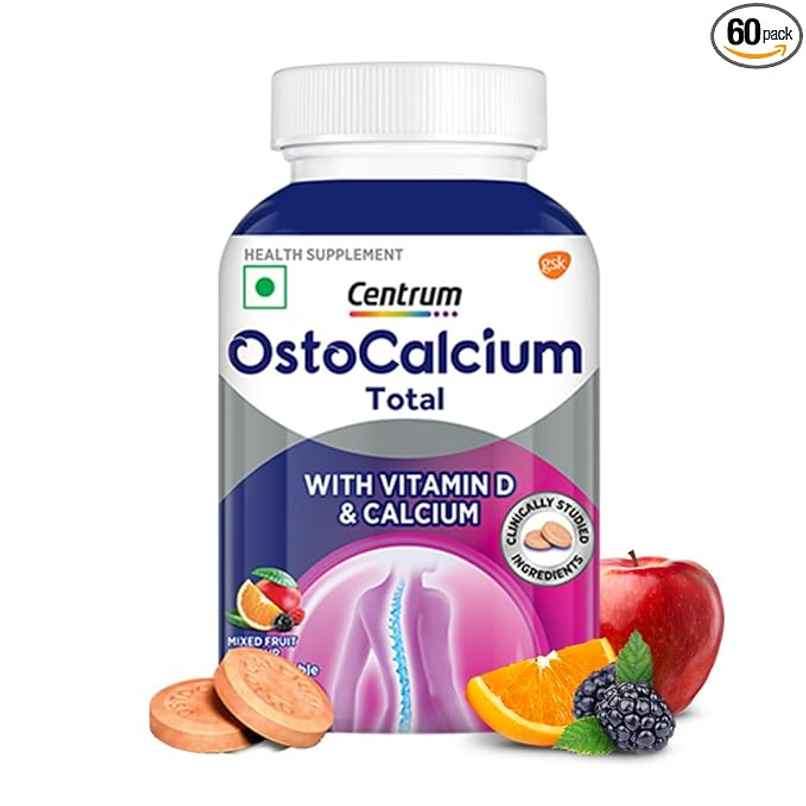 Centrum Ostocalcium Total Chewable Mixed Fruit Tablet 60