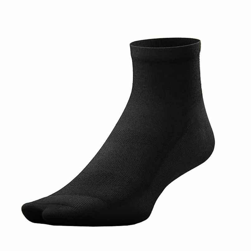 Frido Active Socks For Men and Women | Quarter Length | Core Black Color | UK 2-5 - 1 pc