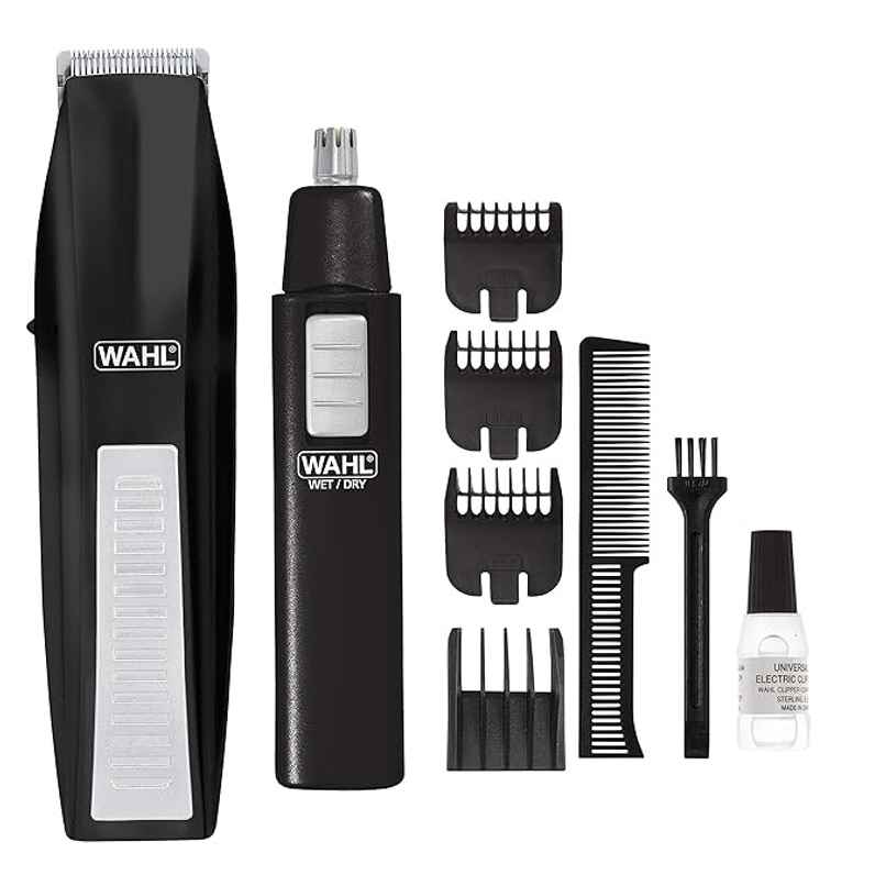 Battery Beard Trimmer for Men | For Beard & Moustache | 1 hour Runtime | Carbon Steel Blade | 8 Length Settings | Black, Silver Battery Beard Trimmer for Men | For Beard & Moustache | 1 hour Runtime | Carbon Steel Blade | 8 Length Settings | Black, Silver
