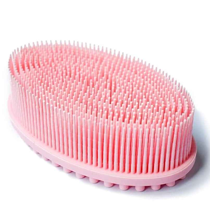 Beautiliss Silicone Bath Brush | Soft Body Wash Bathing Scrubber | Exfoliating Shower Brushes