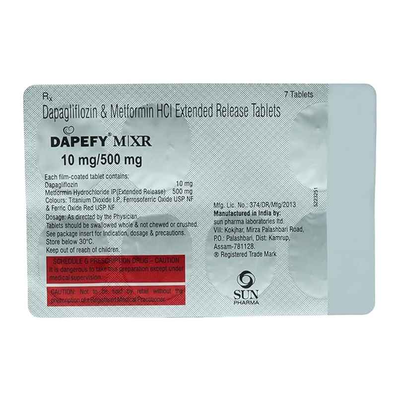 Dapefy M XR 10mg/500mg Tablet