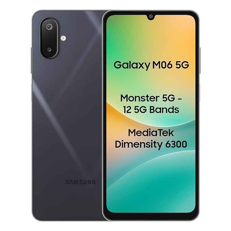 Samsung Galaxy M06 5G | 4GB | 128GB | Blazing Black