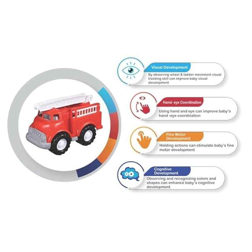 Toybharat Fire Truck Toy for Kids With Rotating Ladder | For 3-8 Years | Fire Rescue | Assorted Toybharat Fire Truck Toy for Kids With Rotating Ladder | For 3-8 Years | Fire Rescue | Assorted