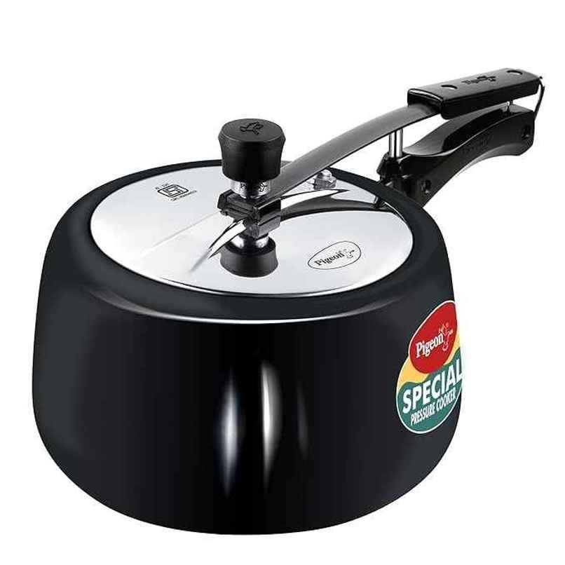Pigeon Special Plus 3 L Inner Lid Pressure Cooker | Hard Anodized Pigeon Special Plus 3 L Inner Lid Pressure Cooker | Hard Anodized