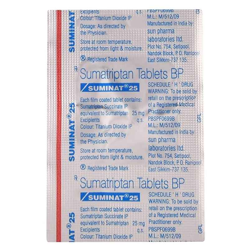 Suminat 25 Tablet Suminat 25 Tablet