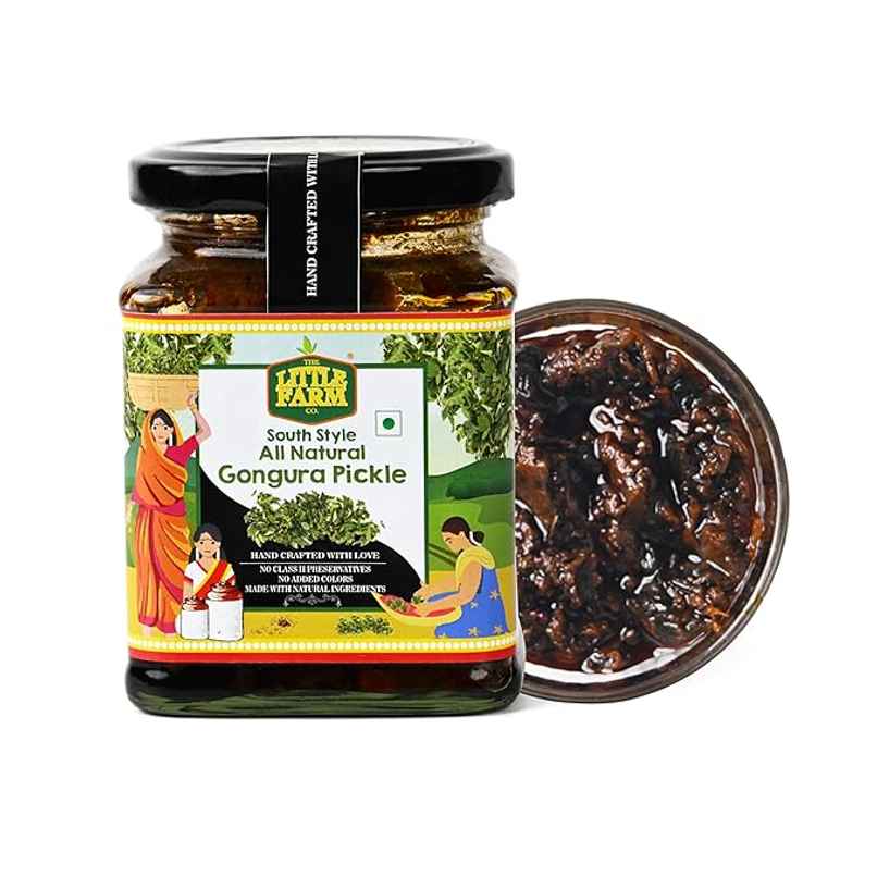 The Little Farm Co Gongura Pickle | Authentic Andhra Style South Indian Achar The Little Farm Co Gongura Pickle | Authentic Andhra Style South Indian Achar