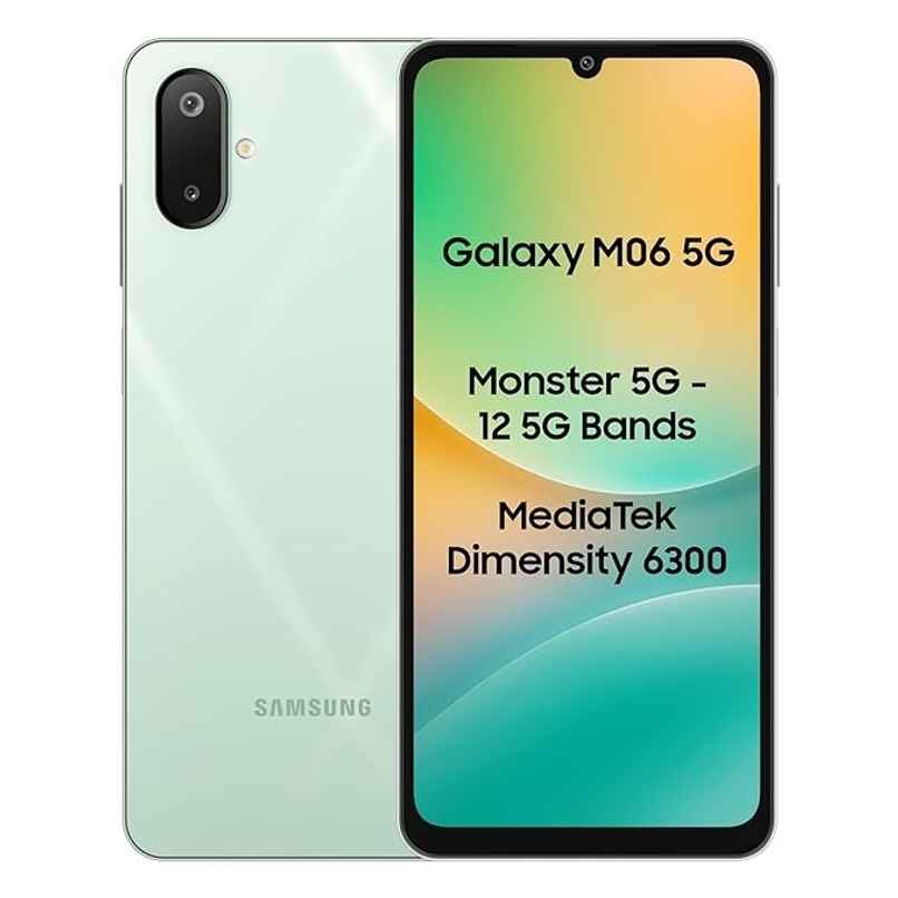 Samsung Galaxy M06 5G | 4GB | 128GB | Sage Green Samsung Galaxy M06 5G | 4GB | 128GB | Sage Green