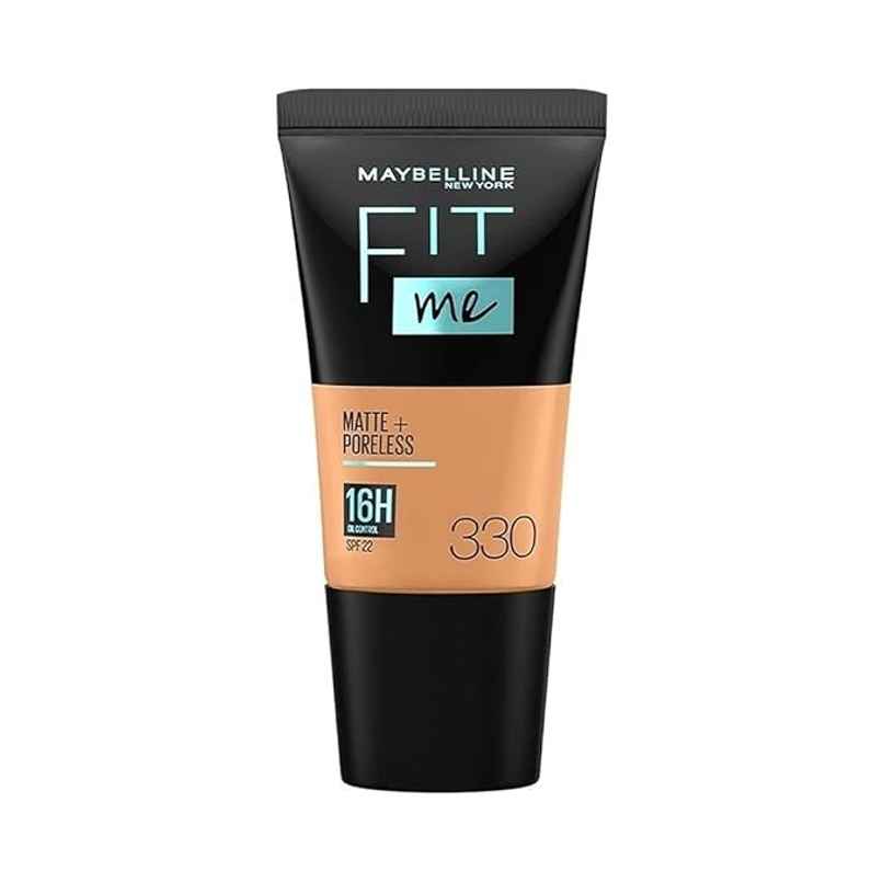 Maybelline New York Fit Me Matte + Poreless Liquid Foundation Tube | 330 Toffee