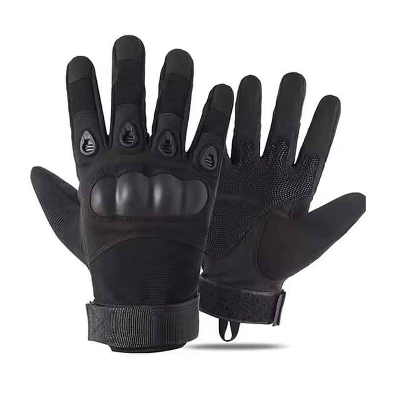AutoGuys FF|1 Full|Finger Bike Riding Gloves Knuckle Armour Hand Gloves Washable | Size | L, Black AutoGuys FF|1 Full|Finger Bike Riding Gloves Knuckle Armour Hand Gloves Washable | Size | L, Black