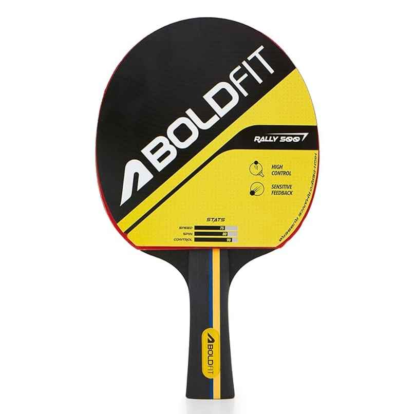 Boldfit Ply Table Tennis Racquet Lightweight TT Bat for Practice