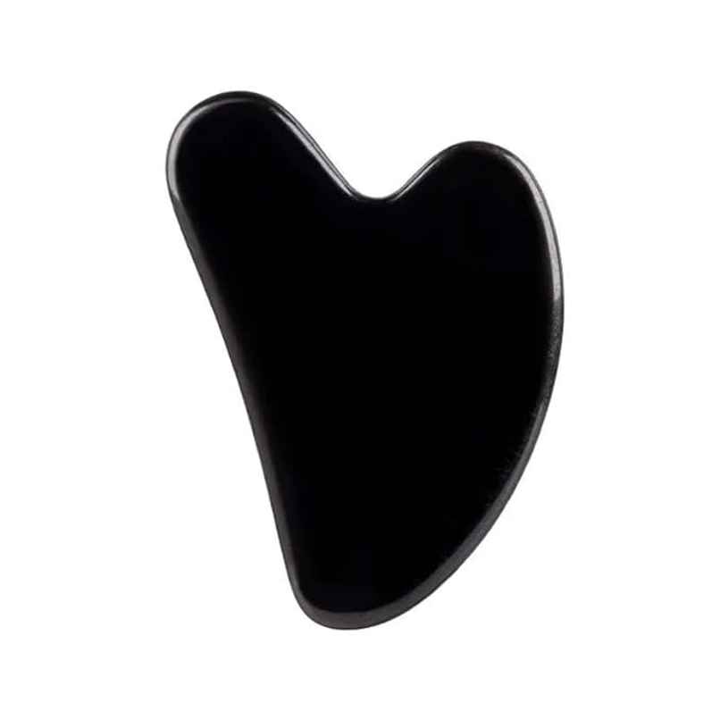 Bronson Professional Black Obsidian Gua Sha Face Massage Tool For Face and Neck Glowing Skin Bronson Professional Black Obsidian Gua Sha Face Massage Tool For Face and Neck Glowing Skin