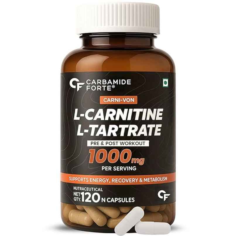 Carbamide Forte L carnitine Tablets For Men & Women | L-Carnitine Supplement To Support Energy