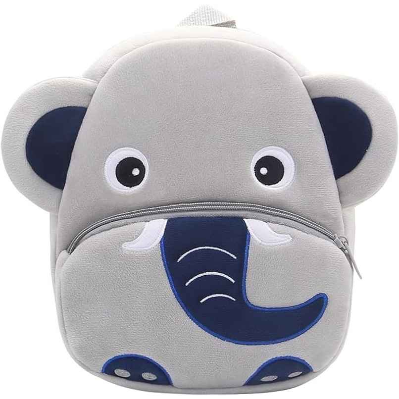 DearJoy Elephant Kids School Bag Backpack - Grey | 37cm
