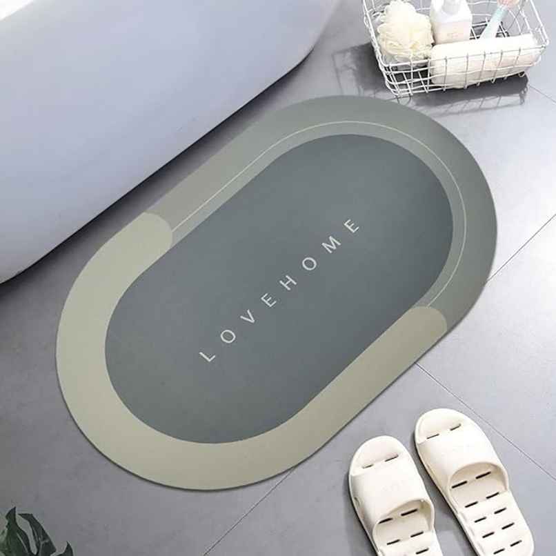 Status Anti- Skid Silicon Bath Mat | 38 x 58 cm | Love Home