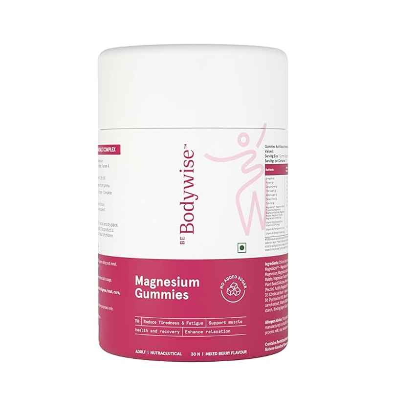 Be Bodywise 5 in 1 Magnesium glycinate Gummies For Improved Sleep 30 Day Pack