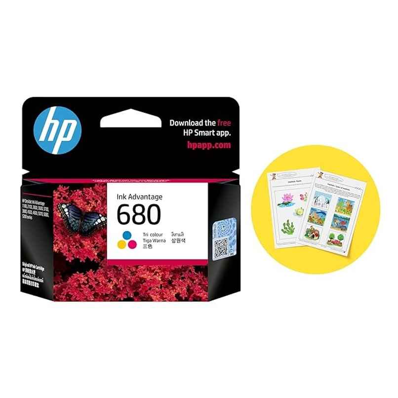 HP 680 Tri-color Original Ink Advantage Cartridge HP 680 Tri-color Original Ink Advantage Cartridge