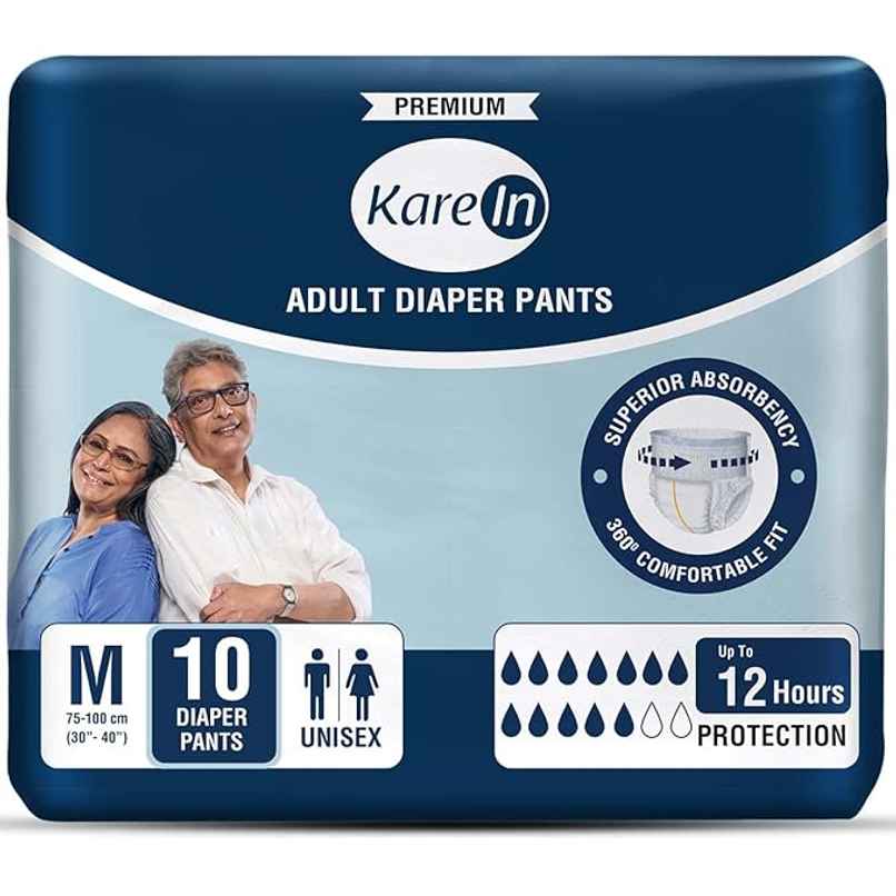 Kare In Premium Adult Diaper Pants | Medium - 75 - 100 cm