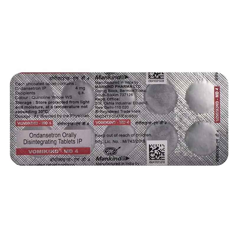 Vomikind-MD 4 Tablet