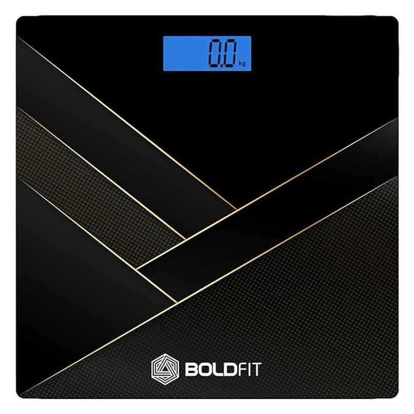 Boldfit Weight Machine For Body Weight Large Lcd Display Blackgold Boldfit Weight Machine For Body Weight Large Lcd Display Blackgold