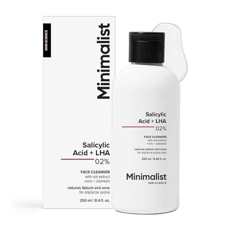 Minimalist Salicylic Acid + LHA 02% Cleanser Face Wash
