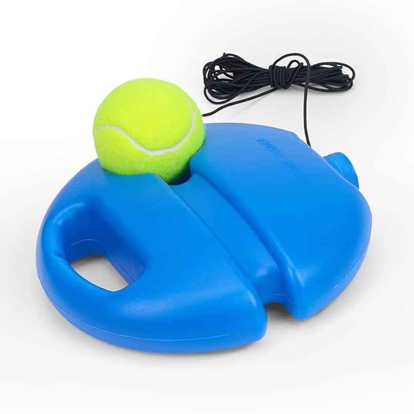 Boldfit Tennis Trainer Rebound Ball Set For Solo Practice Indoor & Outdoor | Blue Boldfit Tennis Trainer Rebound Ball Set For Solo Practice Indoor & Outdoor | Blue