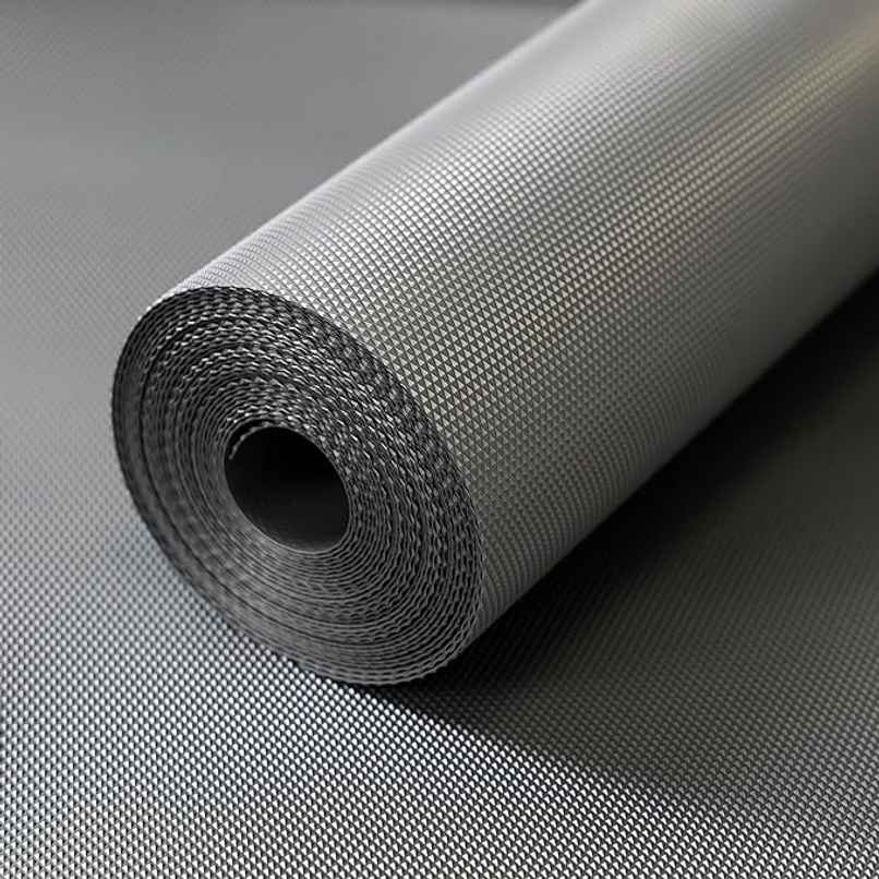Senego Anti Slip Mat 3m, Shelf Liner Mat for Kitchen/Cupboard/Drawers/Bathroom (45 cm x 3 m), Grey