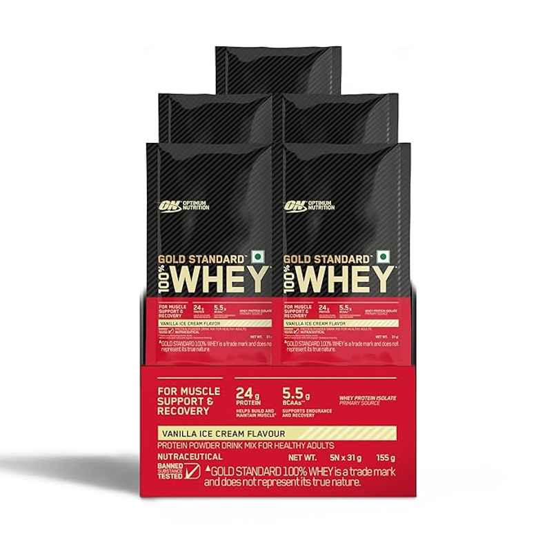 Optimum Nutrition (ON) Gold Standard Whey Protein | Vanilla Ice Cream