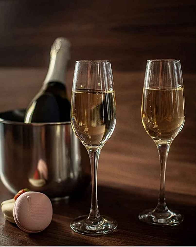 Amber Champagne Flute Glass | 200 ml | Pasabahce