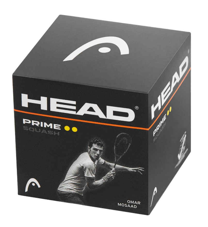 Head Prime Double Dot Rubber Squash Ball | High-Performance Game Ready Head Prime Double Dot Rubber Squash Ball | High-Performance Game Ready