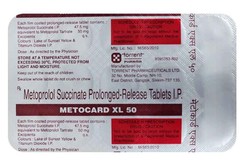 METOCARD XL 50 Tablet PR