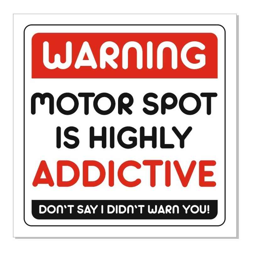 Samsidhi Auto Motor Sport Addictive Car Sticker