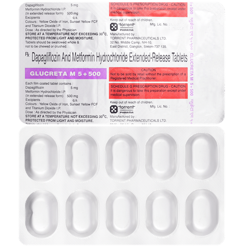 Glucreta M 5+500 Tablet ER