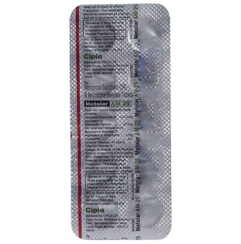 Metolar AM-25 Tablet ER